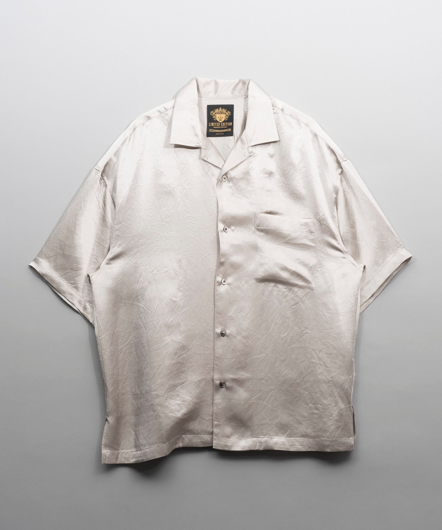 【LIMITED EDITION】Prime-Over Short Sleeve Open Collar Shirt