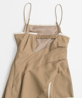 【26AUTUMN PRE-ORDER】Draped Chino Bustier