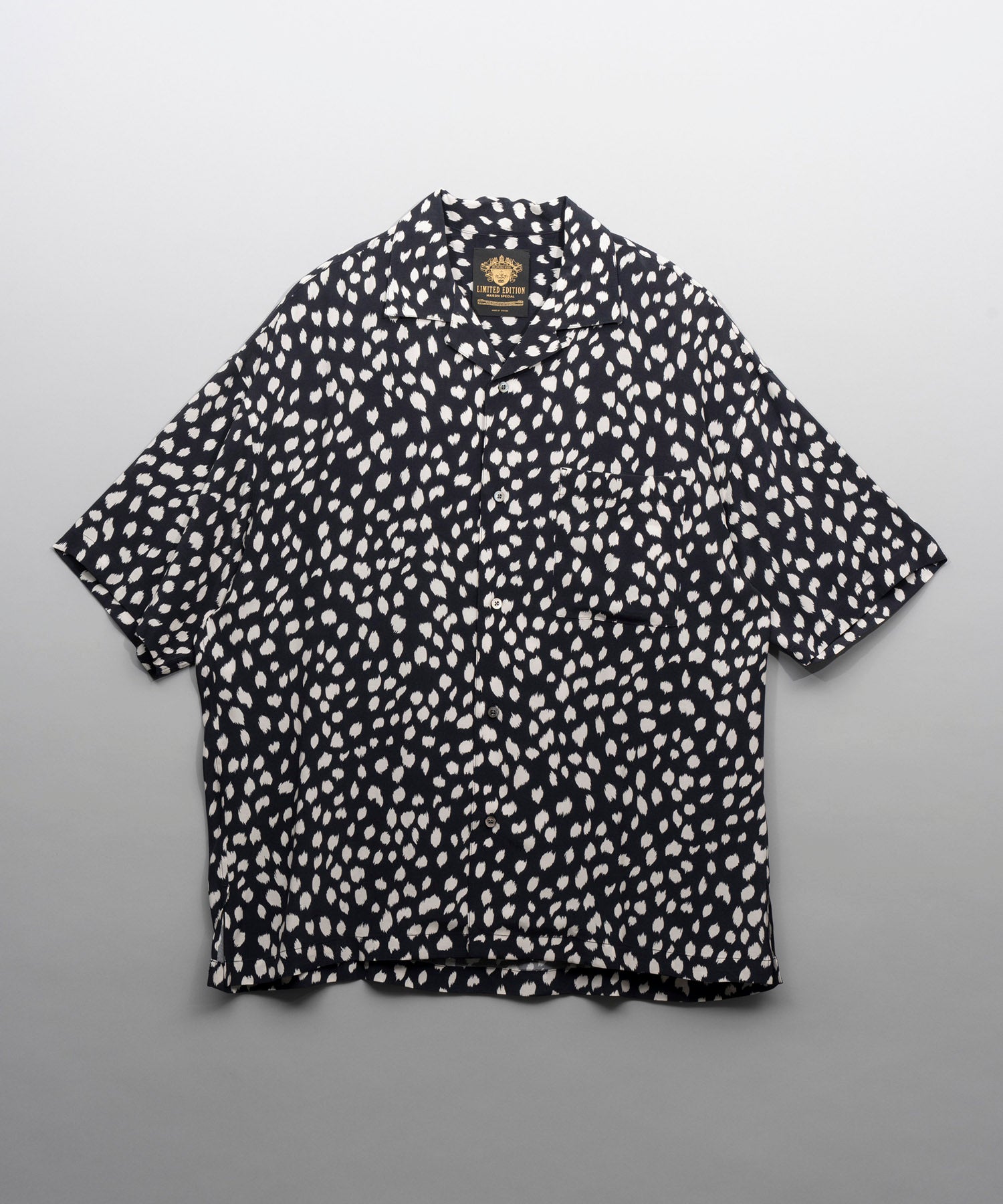 【LIMITED EDITION】Prime-Over Short Sleeve Open Collar Shirt