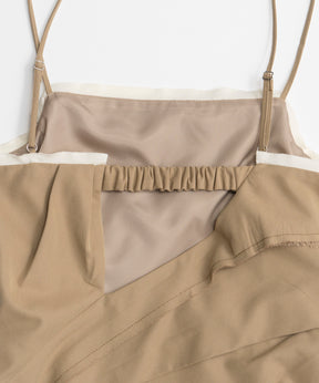 【26AUTUMN PRE-ORDER】Draped Chino Bustier
