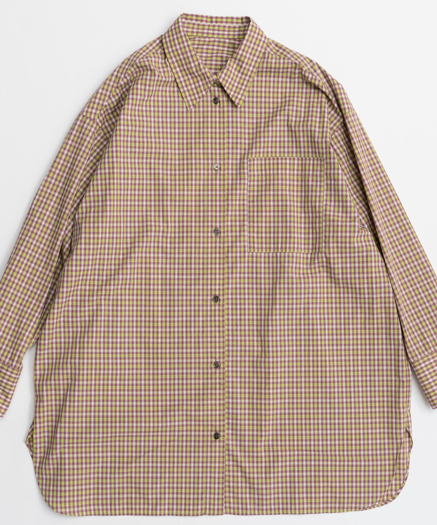 【26AUTUMN PRE-ORDER】Multi-Apron Oversized Check Shirt