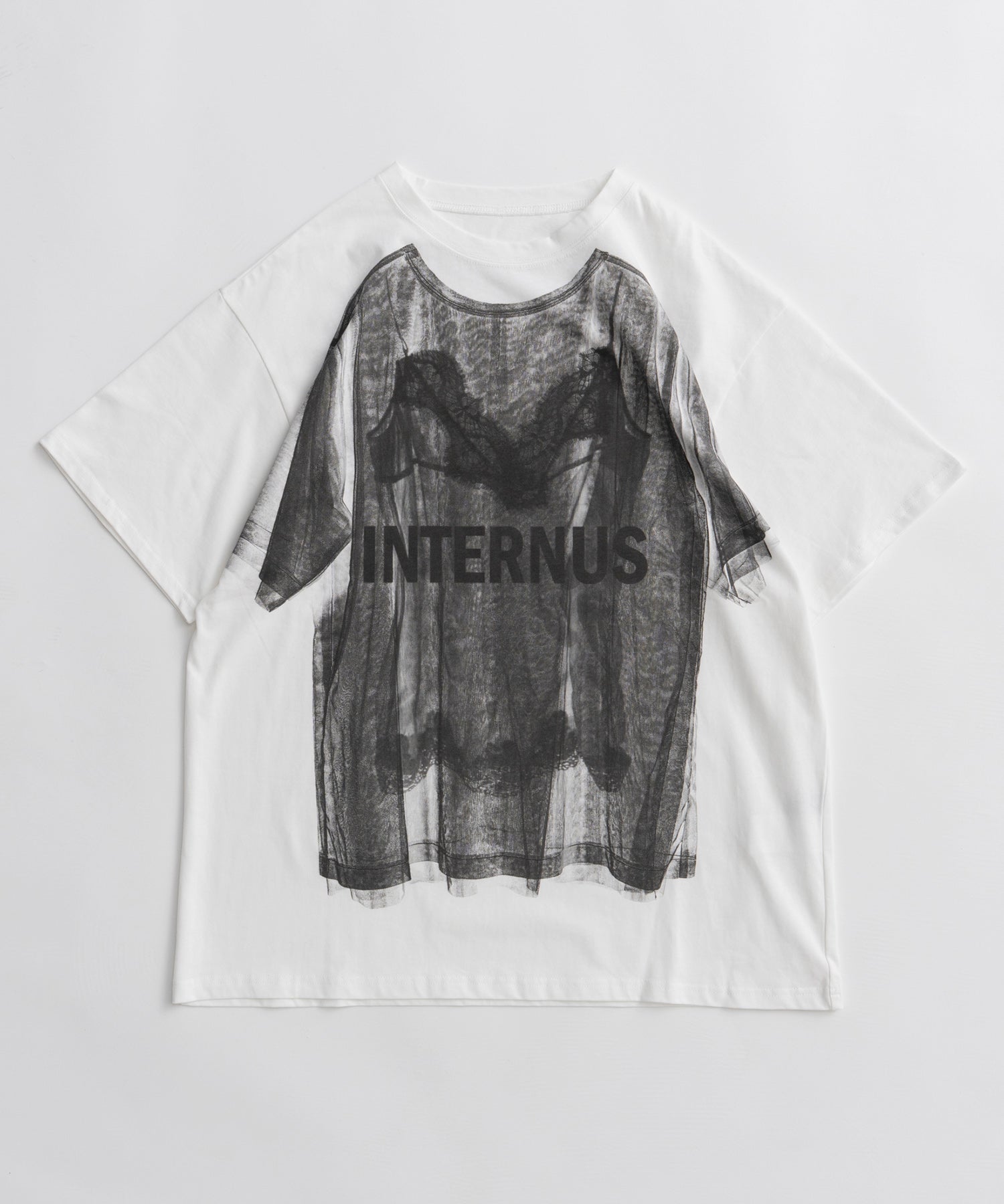【2026Summer PRE-ORDER】Lingerie Trompe l'oeil T-Shirt