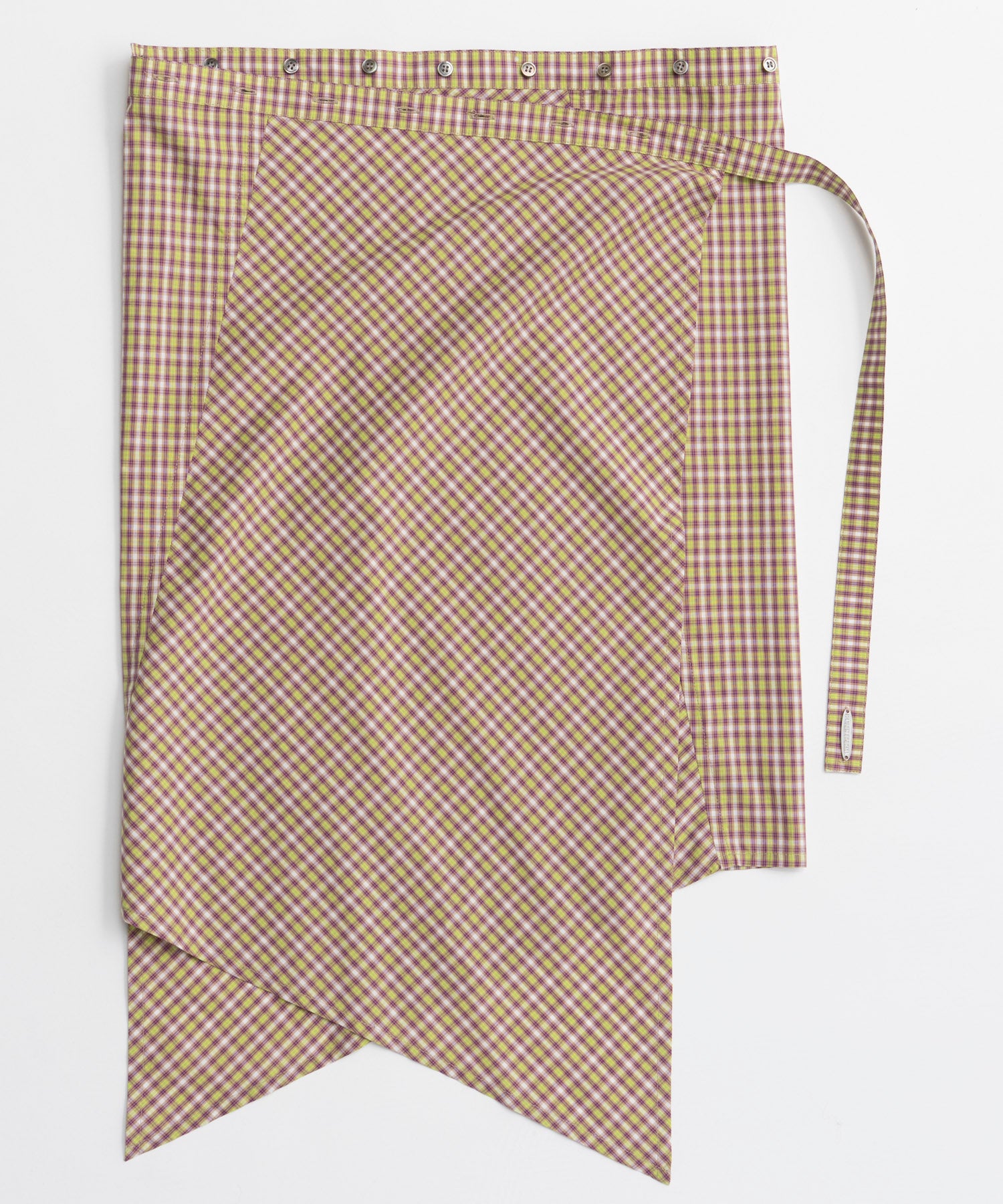【26AUTUMN PRE-ORDER】Multi-Apron Oversized Check Shirt