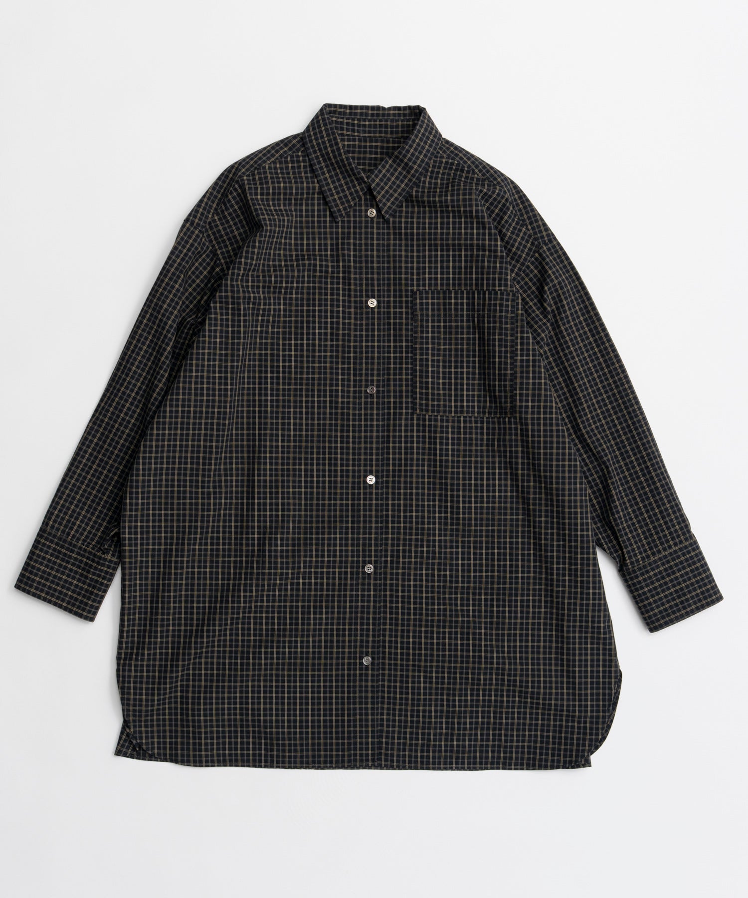 【26AUTUMN PRE-ORDER】Multi-Apron Oversized Check Shirt