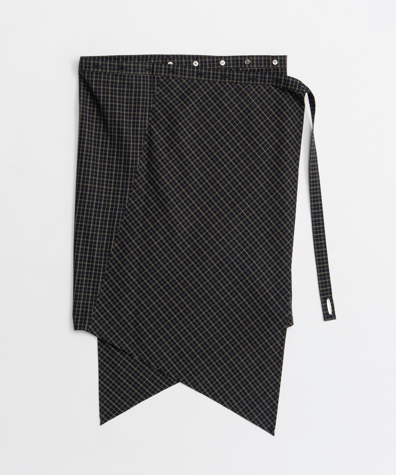 【26AUTUMN PRE-ORDER】Multi-Apron Oversized Check Shirt