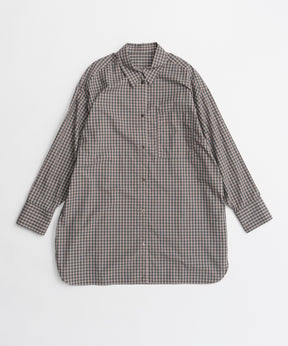 【26AUTUMN PRE-ORDER】Multi-Apron Oversized Check Shirt