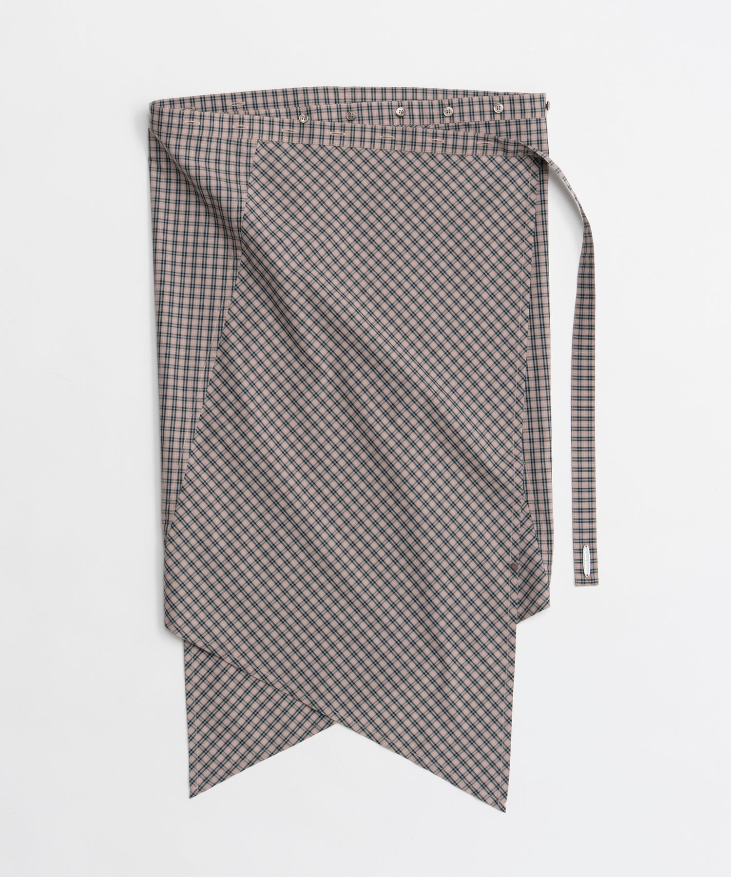 【26AUTUMN PRE-ORDER】Multi-Apron Oversized Check Shirt