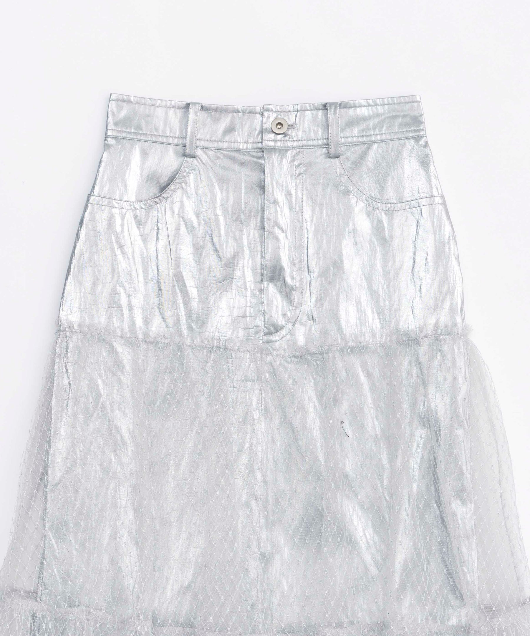 Metallic Hard Tulle Skirt