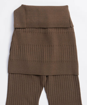 [25WINTER PRE-ORDER] Knit Skirt and Pants Set