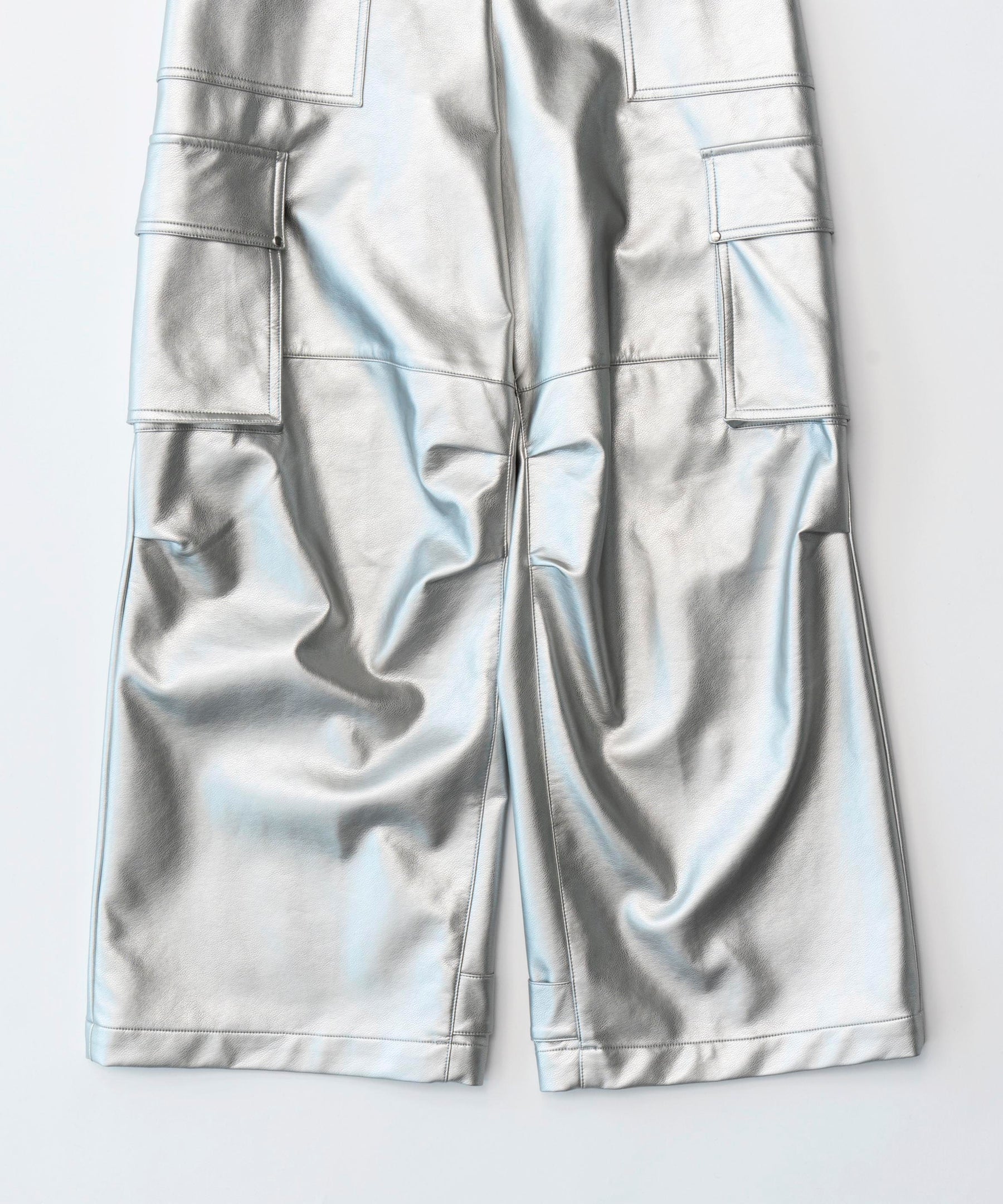 【SALE】Leather Cargo Pants