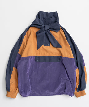 【26AUTUMN PRE-ORDER】Multicolor Bow-Tie Anorak