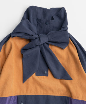 【26AUTUMN PRE-ORDER】Multicolor Bow-Tie Anorak