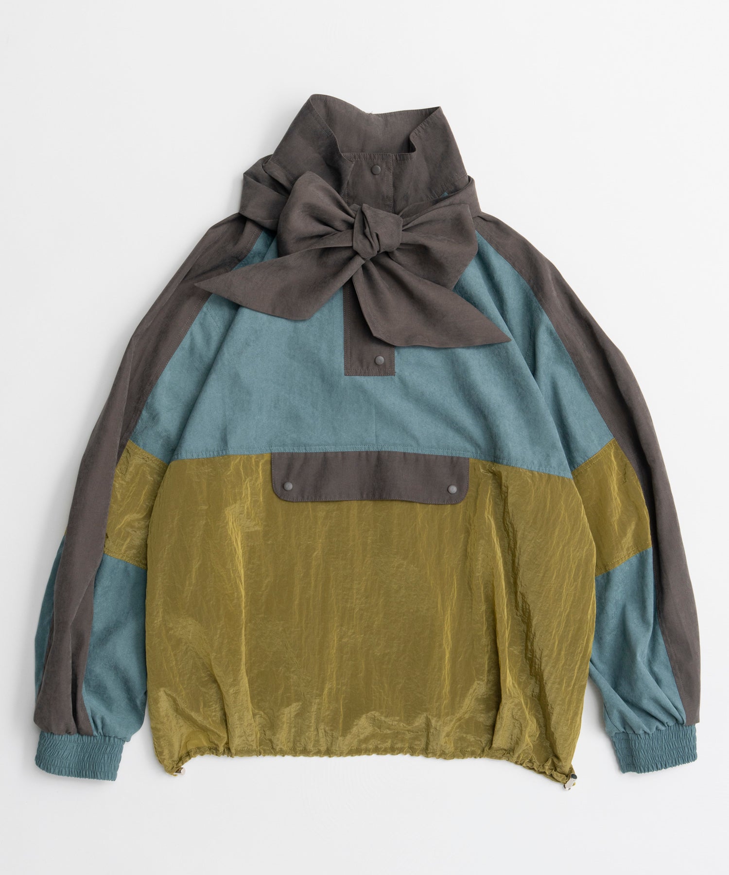 【26AUTUMN PRE-ORDER】Multicolor Bow-Tie Anorak
