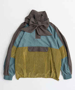 【26AUTUMN PRE-ORDER】Multicolor Bow-Tie Anorak