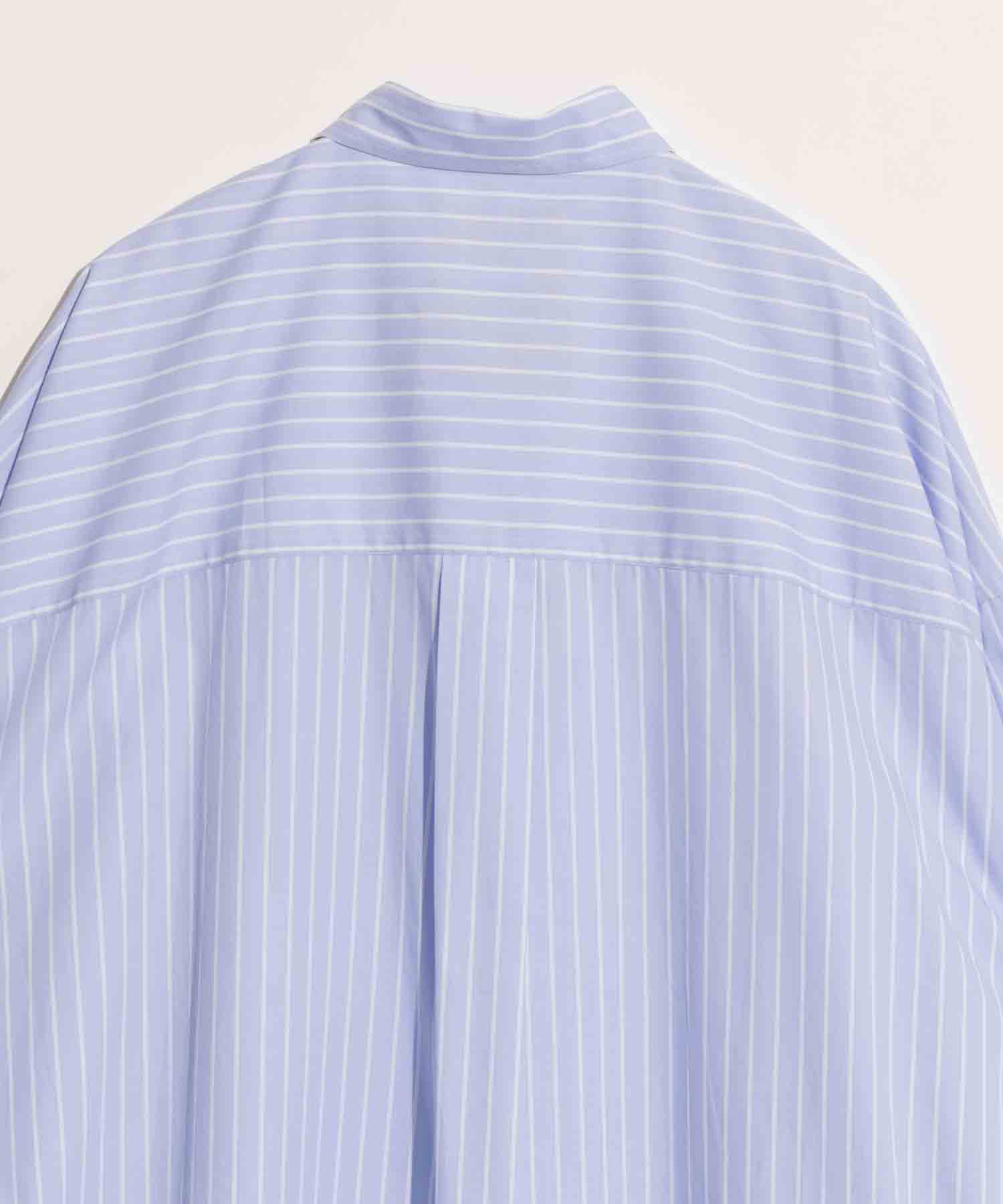 [Italian Dead Stock Fabric] Prime-Over Maxi Shirt Coat