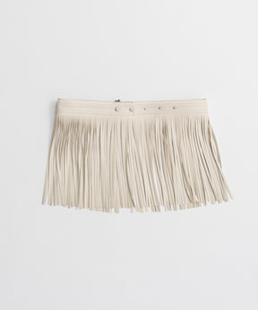 【26AUTUMN PRE-ORDER】Multi-Fringe Vegan Leather Vest
