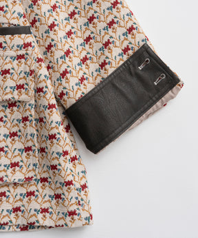 【26AUTUMN PRE-ORDER】Flower Jacquard Utility Jacket