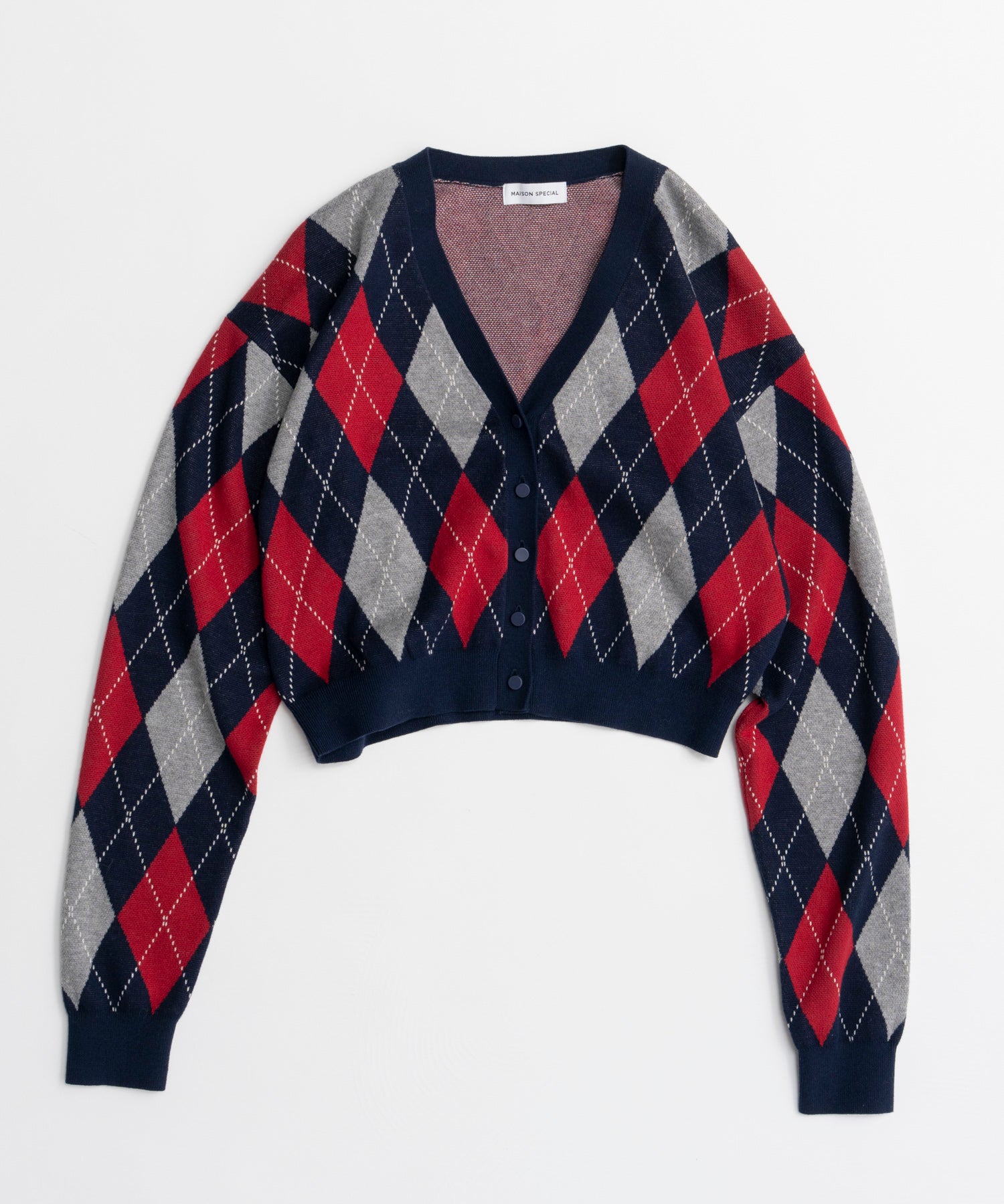 【26AUTUMN PRE-ORDER】Argyle Cardigan