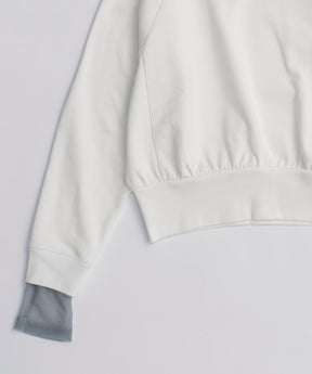 【25AUTUMN PRE-ORDER】Sheer Neck Sweatshirt
