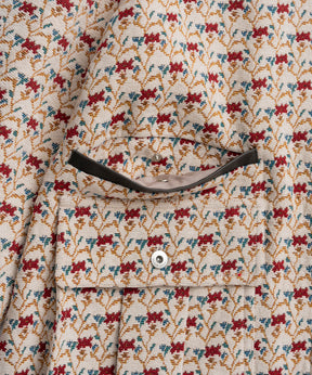 【26AUTUMN PRE-ORDER】Flower Jacquard Utility Jacket