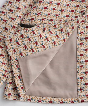【26AUTUMN PRE-ORDER】Flower Jacquard Utility Jacket