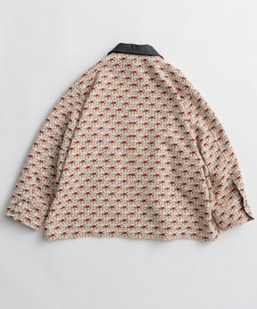 【26AUTUMN PRE-ORDER】Flower Jacquard Utility Jacket