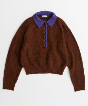 【26AUTUMN PRE-ORDER】Layered Polo Knit