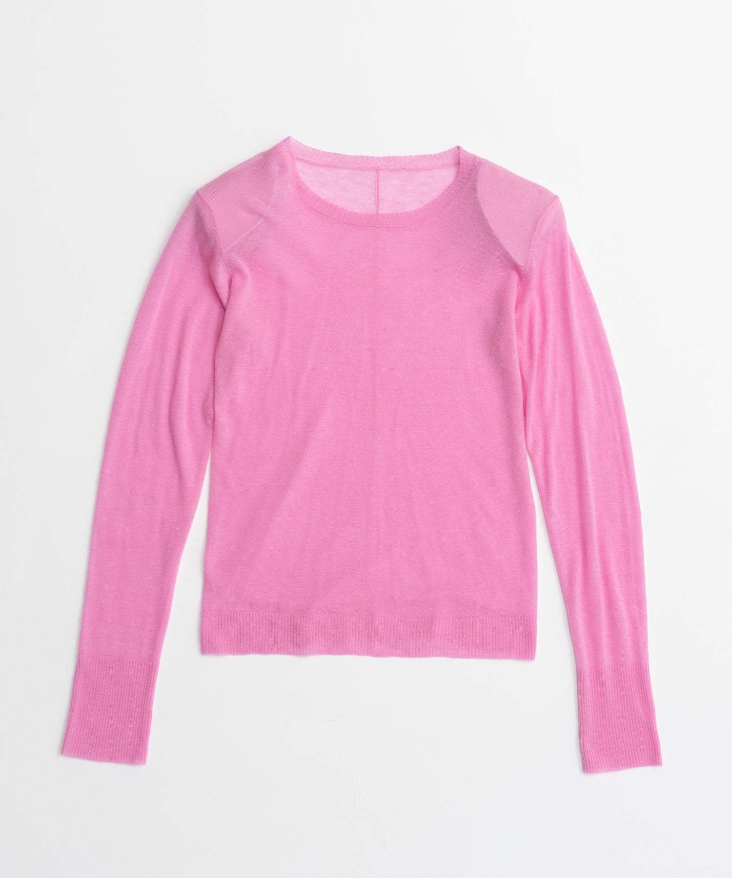 【26AUTUMN PRE-ORDER】Shoulder Pad Sheer Knit Top