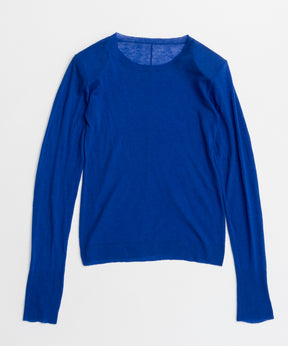 【26AUTUMN PRE-ORDER】Shoulder Pad Sheer Knit Top