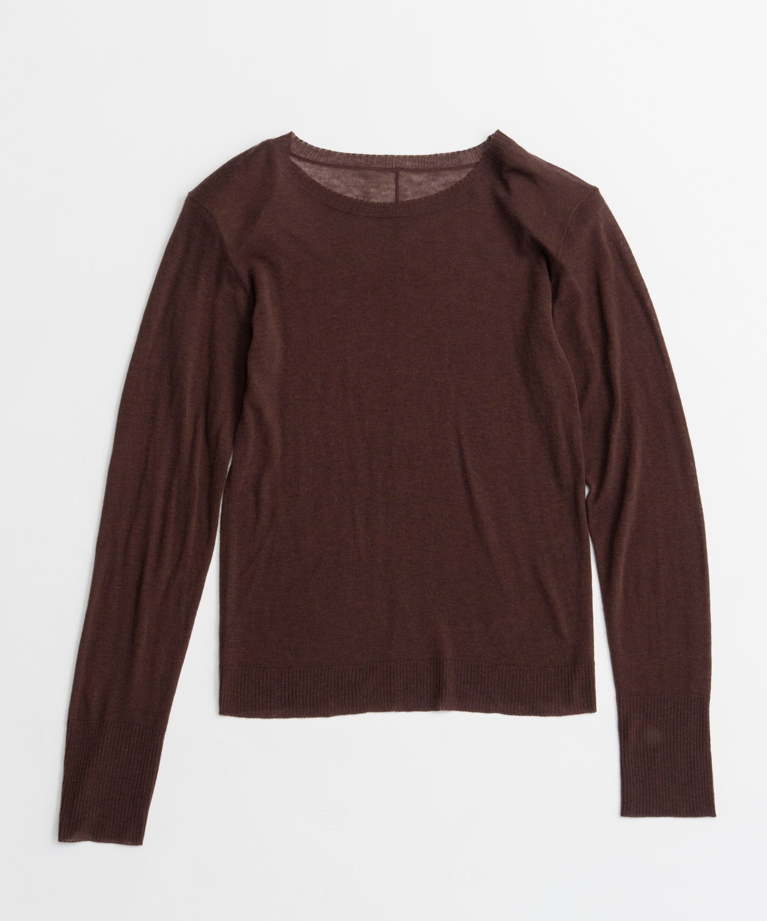 【26AUTUMN PRE-ORDER】Shoulder Pad Sheer Knit Top