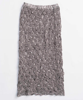 【25WINTER PRE-ORDER】Metallic Shirring Skirt
