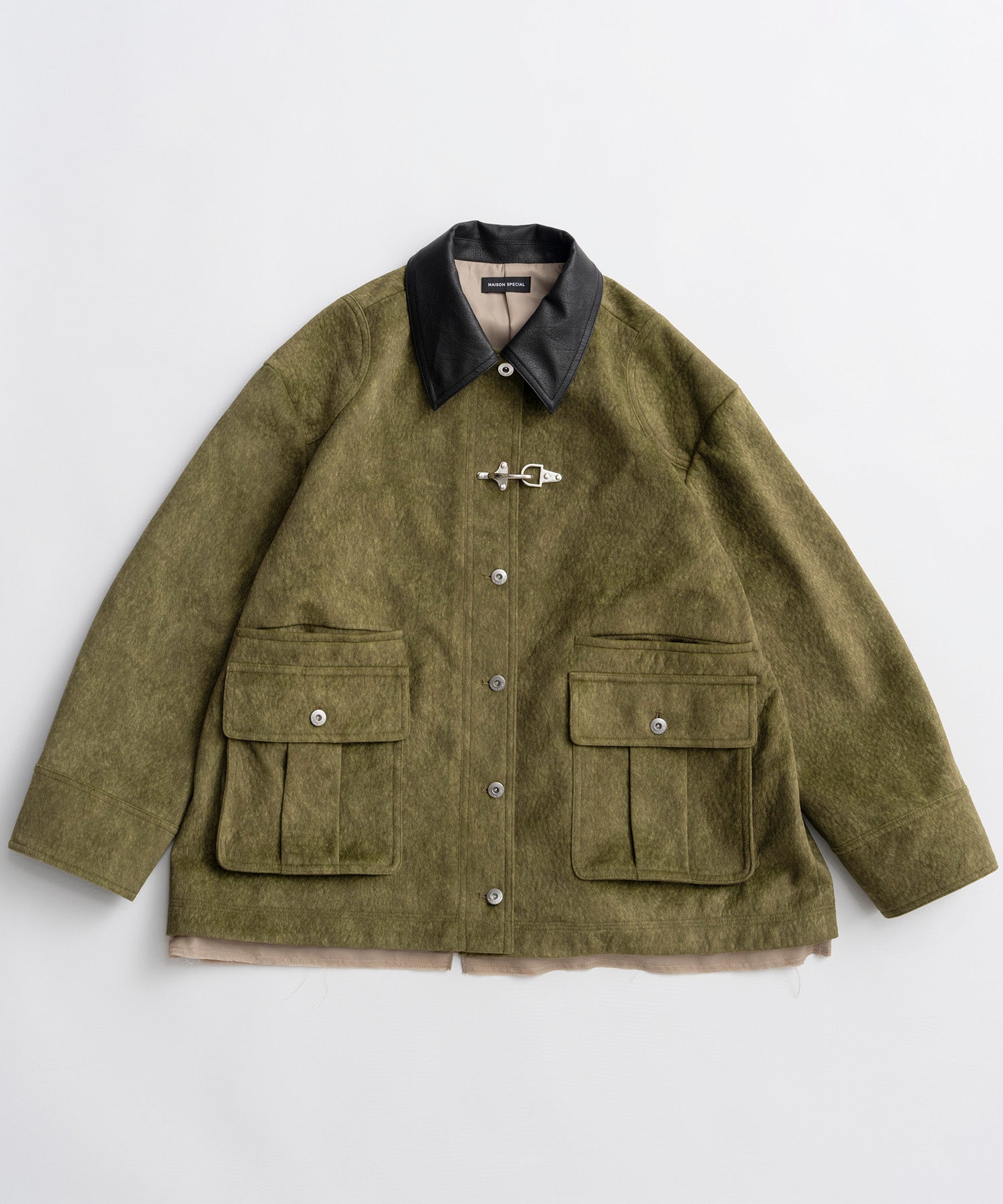 【26AUTUMN PRE-ORDER】Haircalf-Like Utility Jacket
