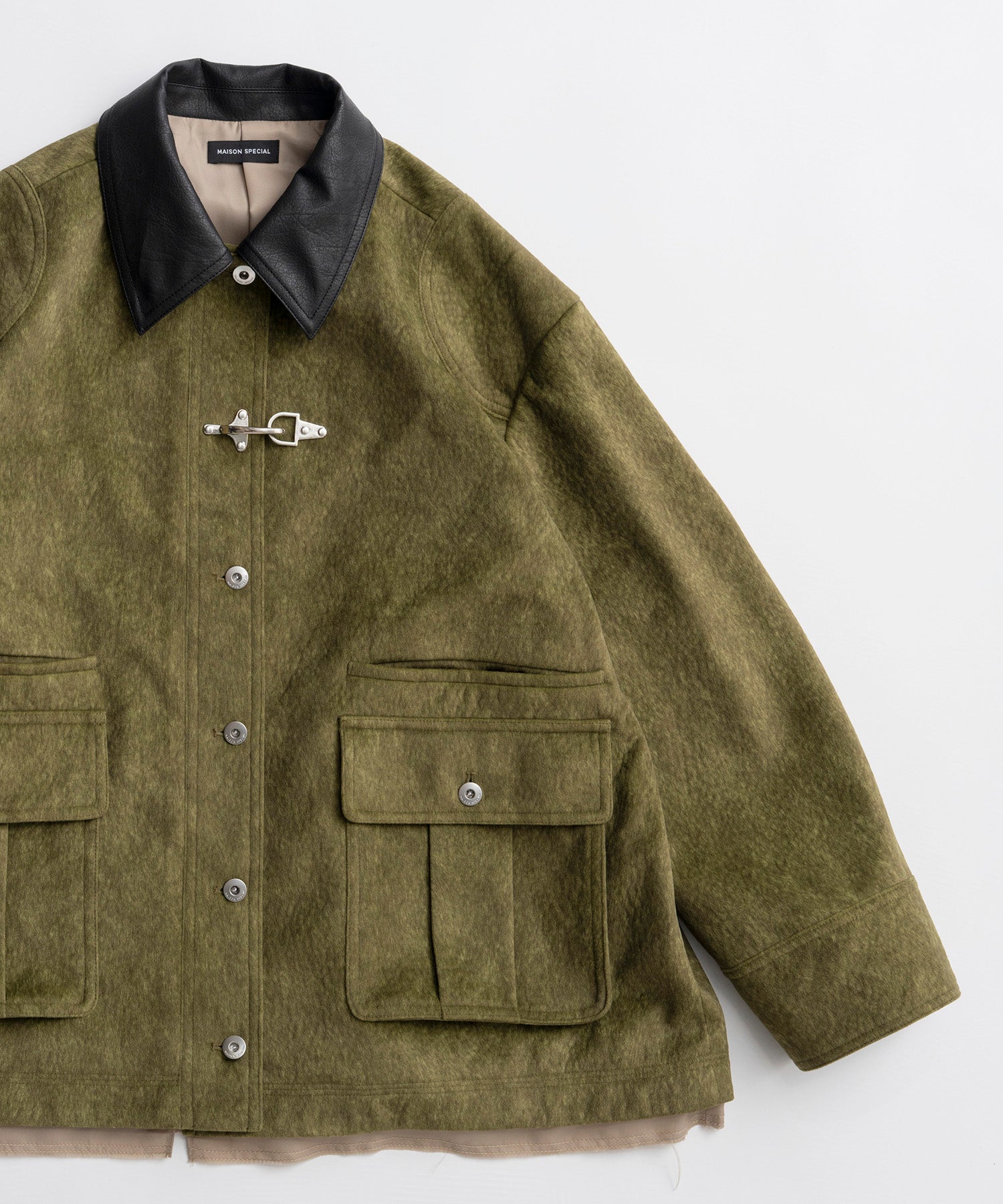 【26AUTUMN PRE-ORDER】Haircalf-Like Utility Jacket