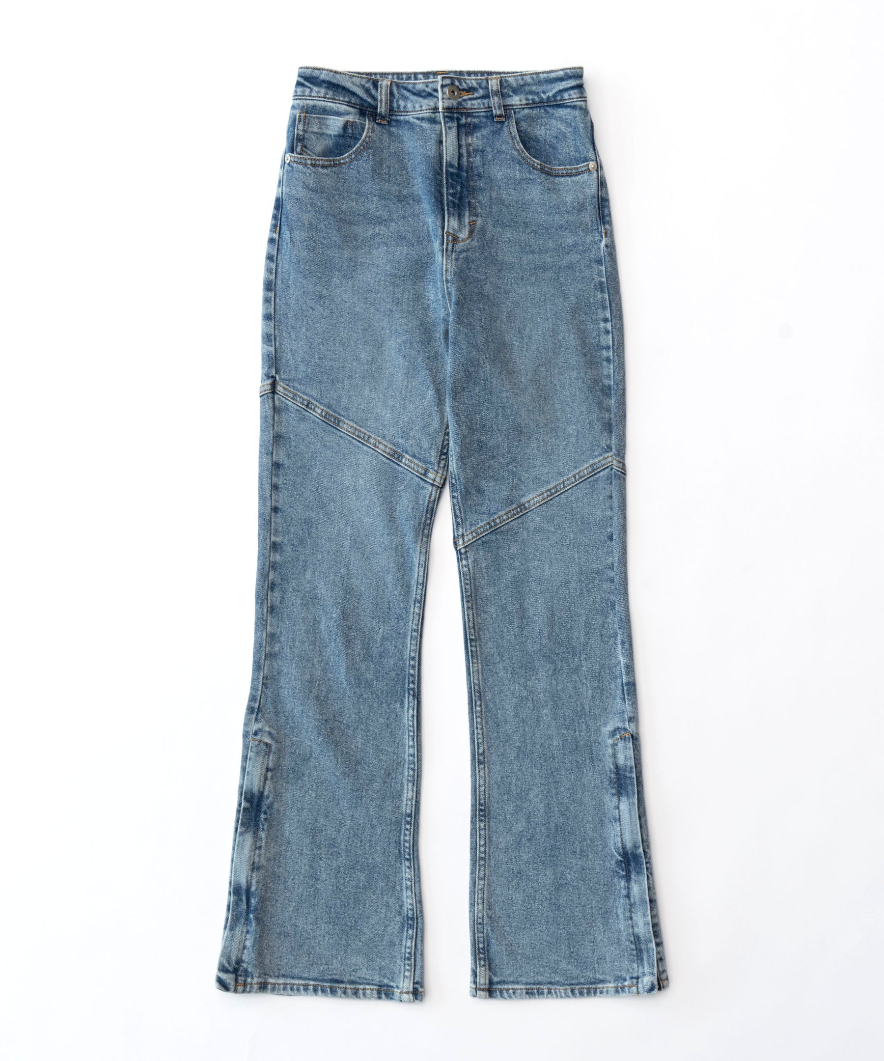 【SALE】Knee Switch Flare Denim