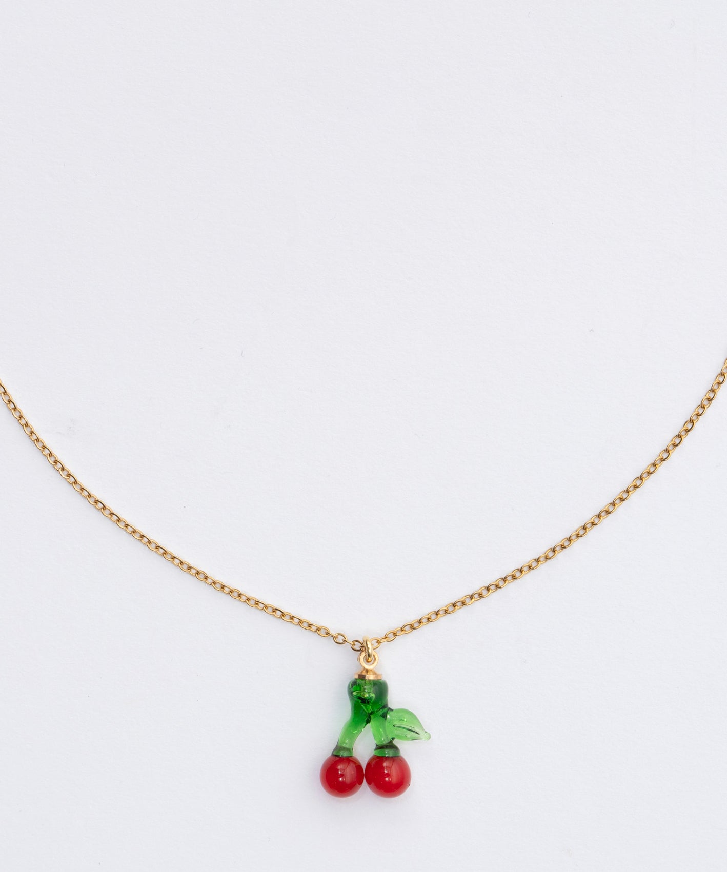 Ninfa Handmade】Simple Chain-Cherry