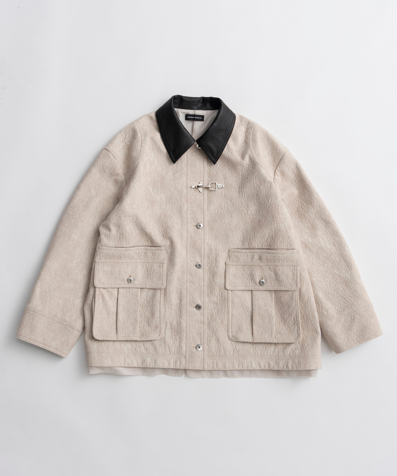 【26AUTUMN PRE-ORDER】Haircalf-Like Utility Jacket