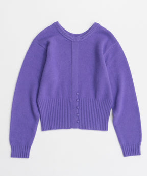 【26AUTUMN PRE-ORDER】Raccoon Blend 2-Way Front Button Pullover