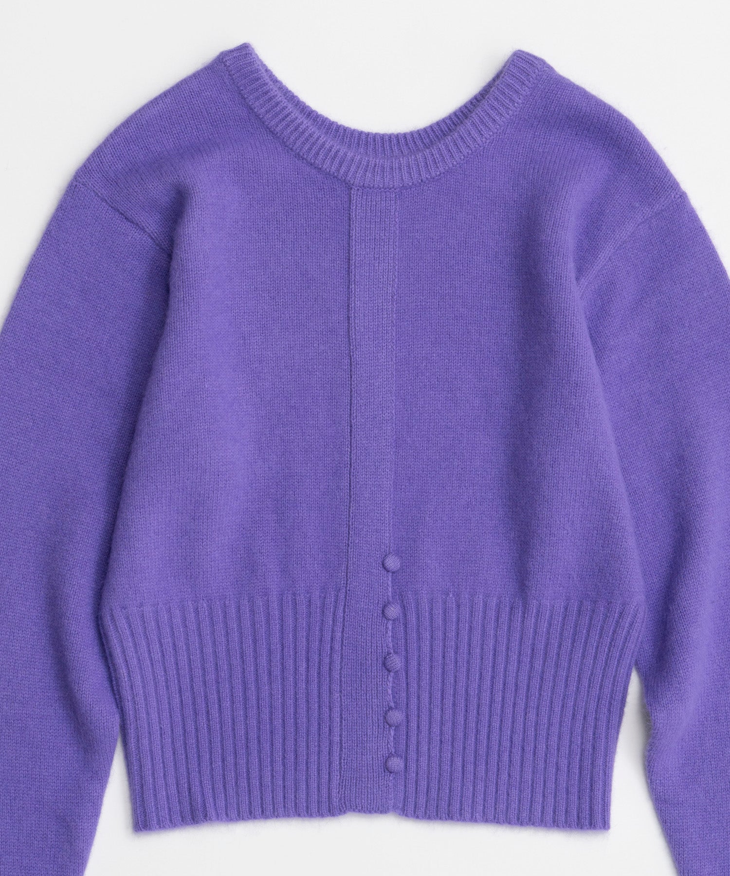 【26AUTUMN PRE-ORDER】Raccoon Blend 2-Way Front Button Pullover