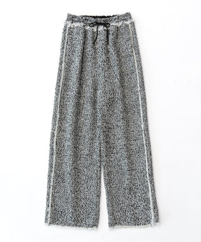 Fringe Tweed Easy Pants