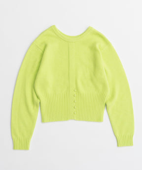 【26AUTUMN PRE-ORDER】Raccoon Blend 2-Way Front Button Pullover