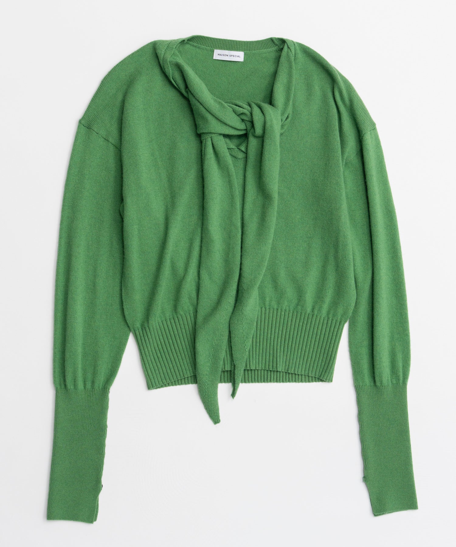 【26AUTUMN PRE-ORDER】Scarf Knit Top