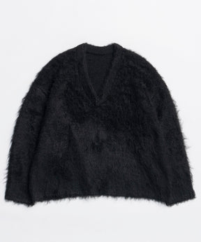 [25winter preoder] Long Shaggy V-Neck 니트