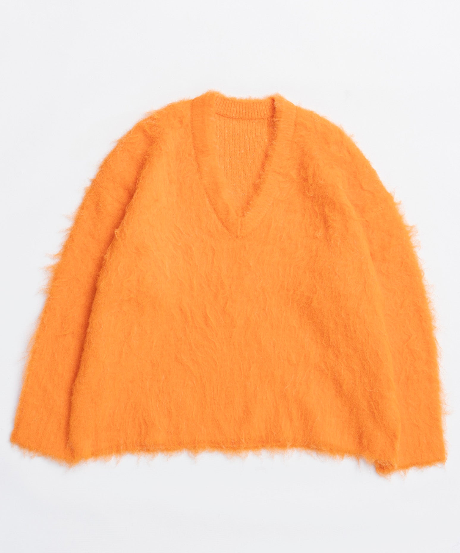 [25winter preoder] Long Shaggy V-Neck 니트