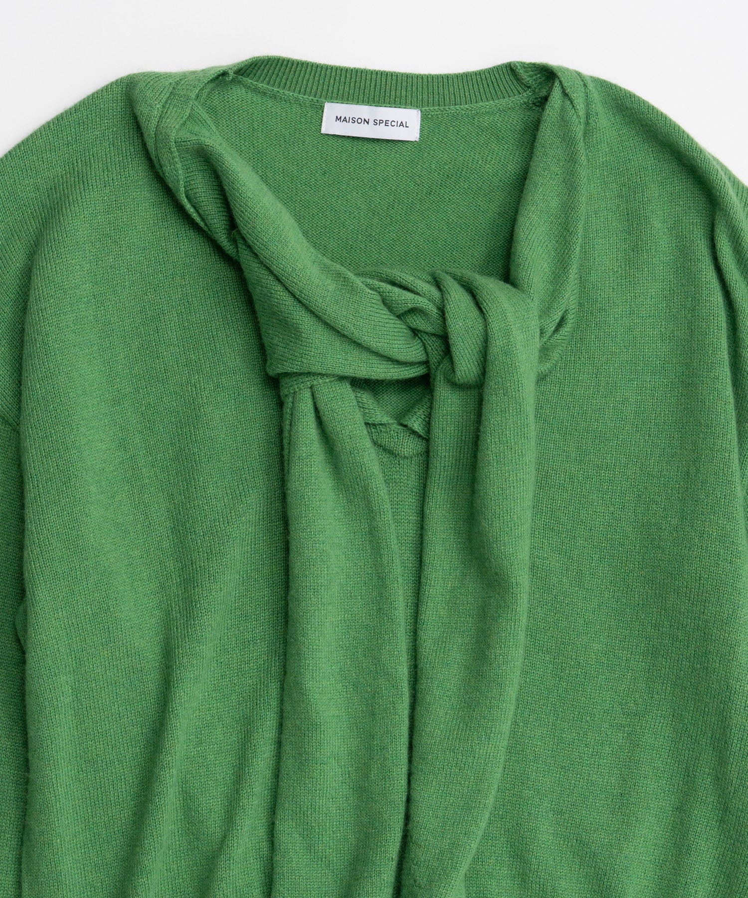 【26AUTUMN PRE-ORDER】Scarf Knit Top