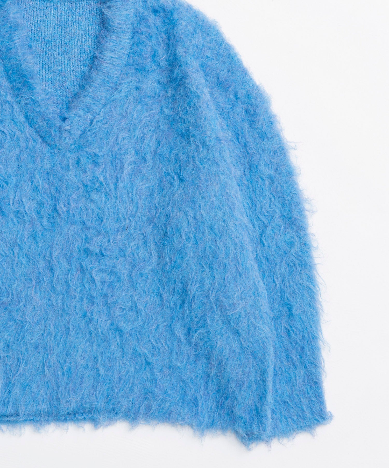 [25winter preoder] Long Shaggy V-Neck 니트