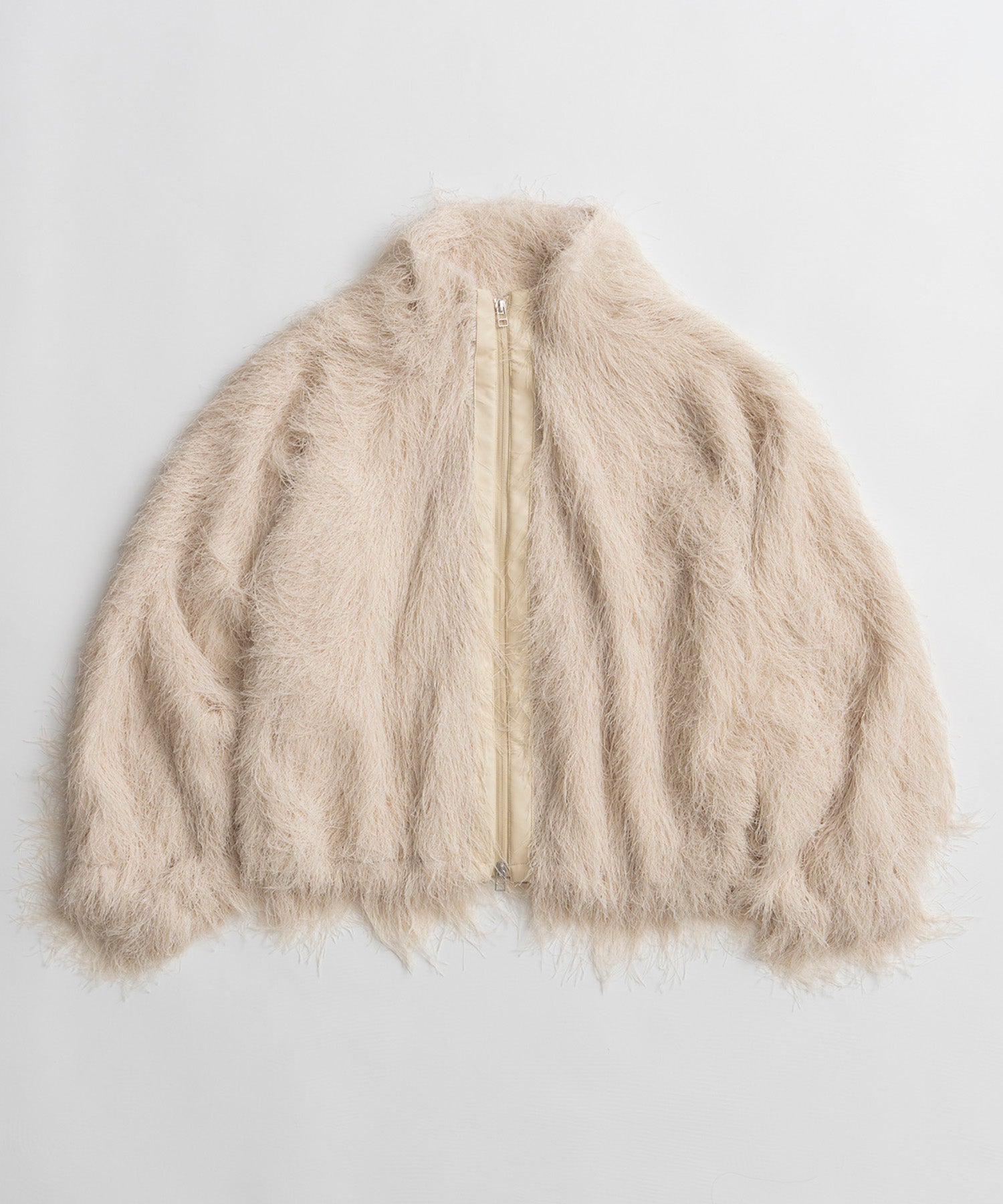 【26AUTUMN PRE-ORDER】Feather High-Neck Blouson