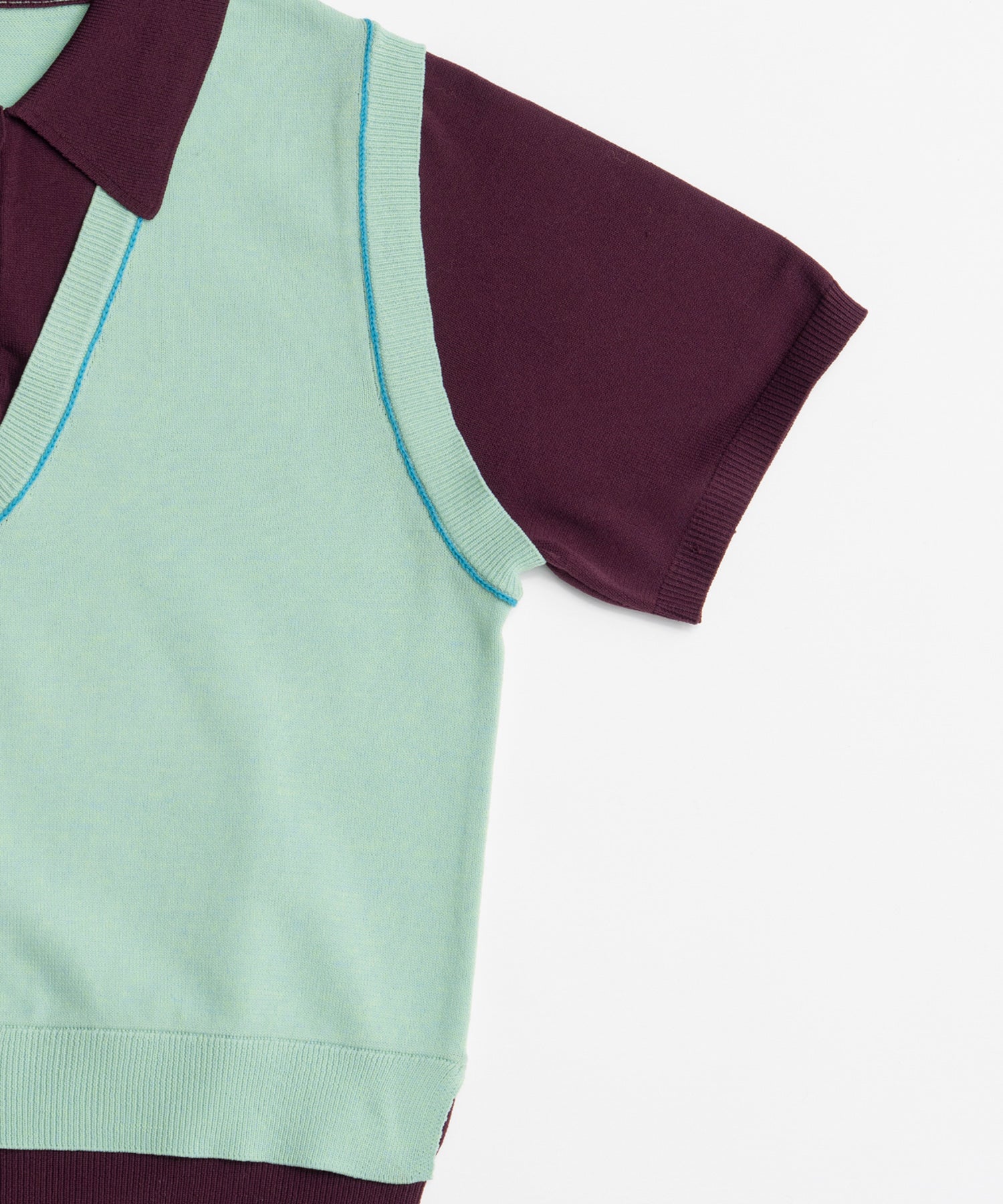 【26AUTUMN PRE-ORDER】Polo Layered Knit