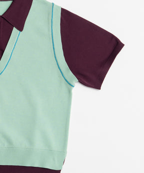 【26AUTUMN PRE-ORDER】Polo Layered Knit
