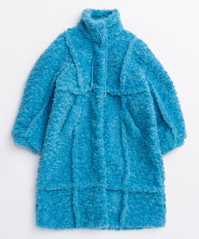 [25WINTER PRE-ORDER] Cut Off High Neck Boa Coat