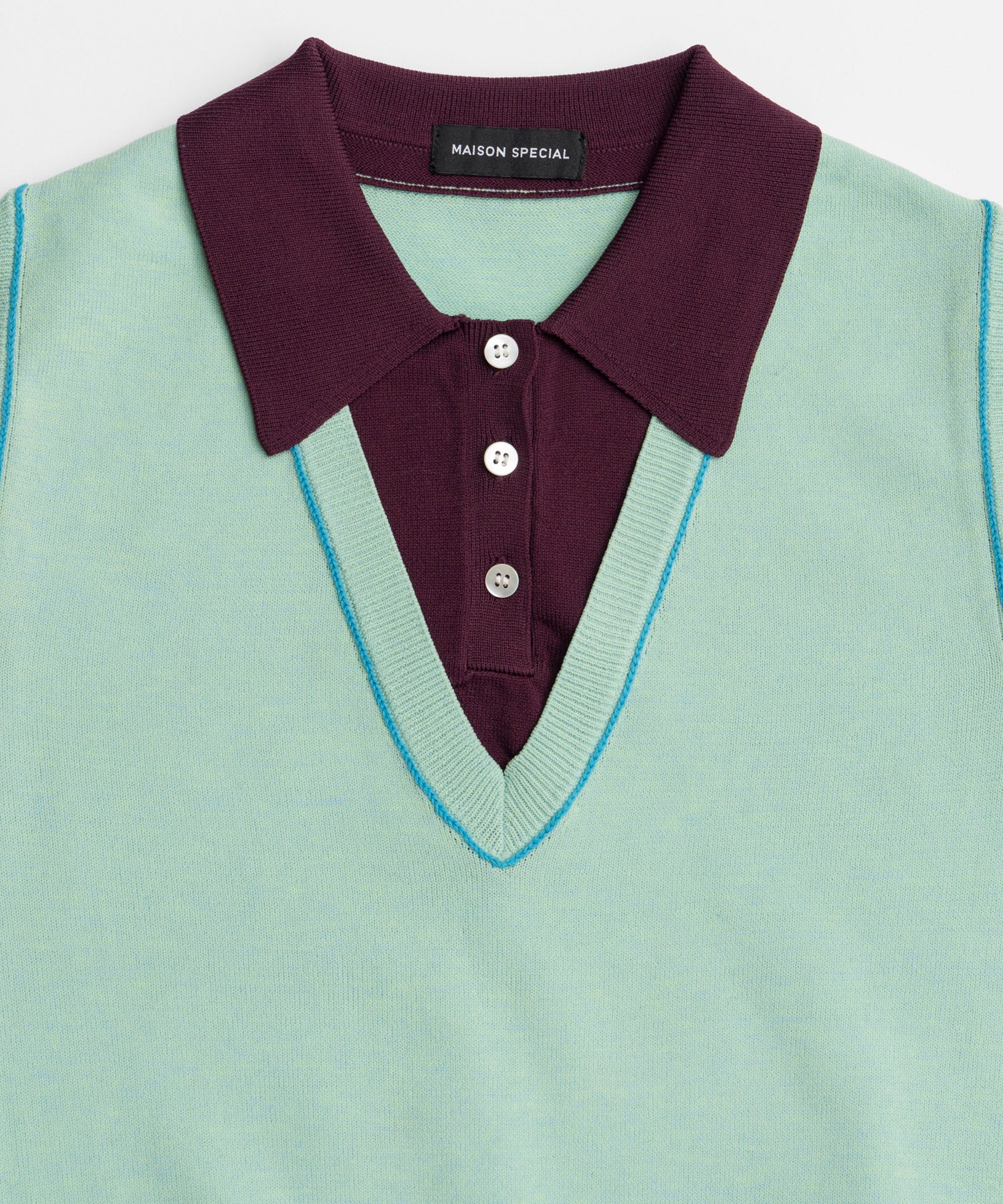 【26AUTUMN PRE-ORDER】Polo Layered Knit